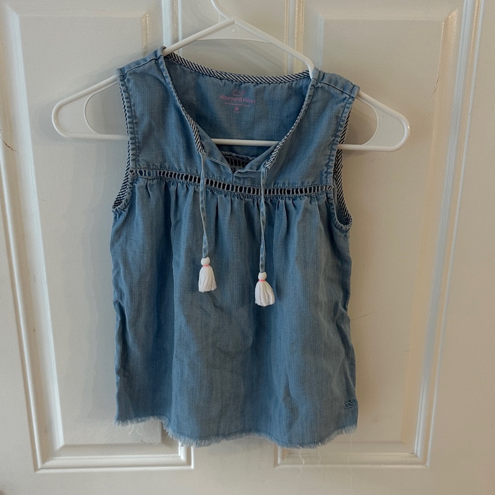 Vineyard Vines Light Blue Kids Tank Top